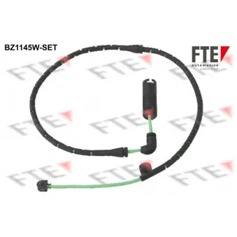 Contact d'avertissement, usure des plaquettes de frein FTE BZ1145W-SET