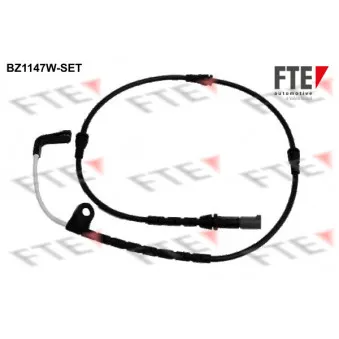 Contact d'avertissement, usure des plaquettes de frein FTE BZ1147W-SET