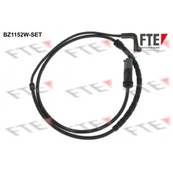 Contact d'avertissement, usure des plaquettes de frein FTE BZ1152W-SET