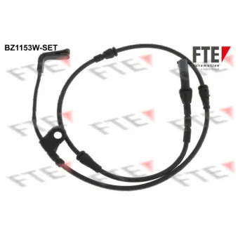 Contact d'avertissement, usure des plaquettes de frein FTE BZ1153W-SET