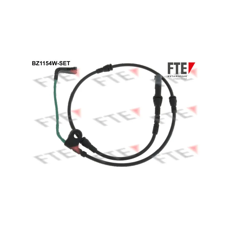 Contact d'avertissement, usure des plaquettes de frein FTE BZ1154W-SET