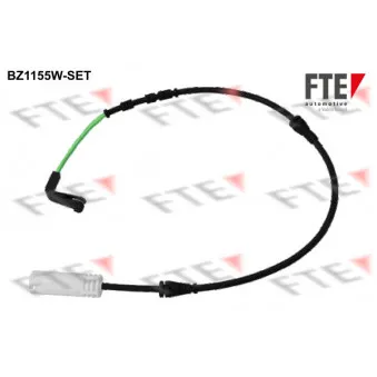 Contact d'avertissement, usure des plaquettes de frein FTE BZ1155W-SET
