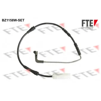 Contact d'avertissement, usure des plaquettes de frein FTE BZ1158W-SET