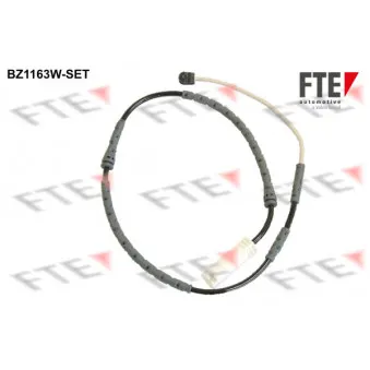 Contact d'avertissement, usure des plaquettes de frein FTE BZ1163W-SET