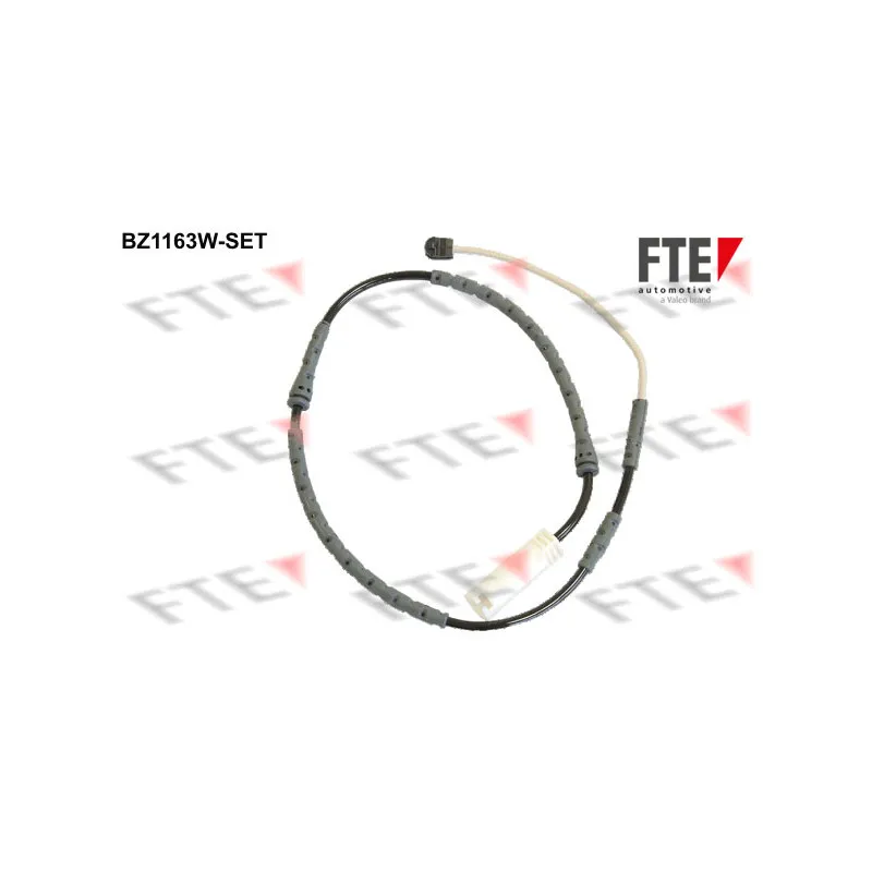 Contact d'avertissement, usure des plaquettes de frein FTE BZ1163W-SET
