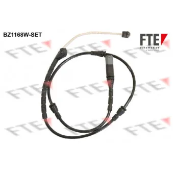 Contact d'avertissement, usure des plaquettes de frein FTE BZ1168W-SET