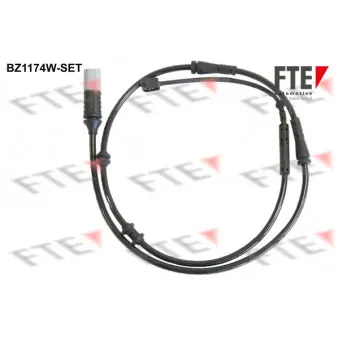 Contact d'avertissement, usure des plaquettes de frein FTE BZ1174W-SET