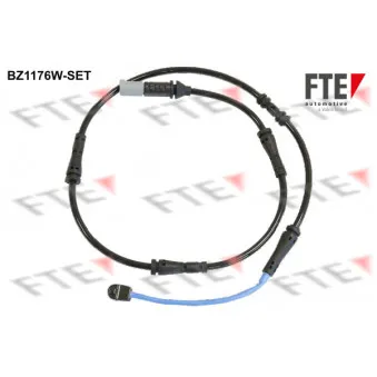 Contact d'avertissement, usure des plaquettes de frein FTE BZ1176W-SET