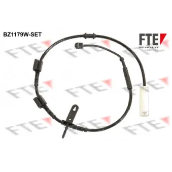 Contact d'avertissement, usure des plaquettes de frein FTE BZ1179W-SET