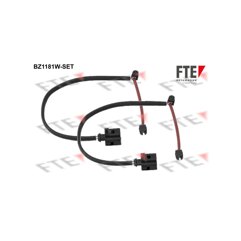 Contact d'avertissement, usure des plaquettes de frein FTE BZ1181W-SET