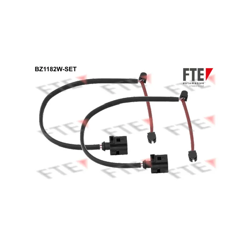 Contact d'avertissement, usure des plaquettes de frein FTE BZ1182W-SET