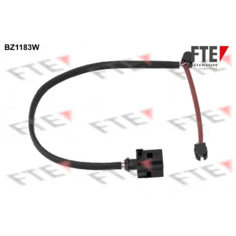 Contact d'avertissement, usure des plaquettes de frein FTE BZ1183W