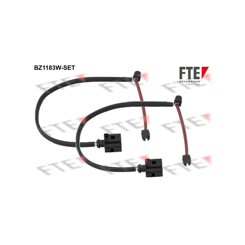Contact d'avertissement, usure des plaquettes de frein FTE BZ1183W-SET