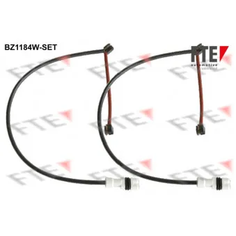 Contact d'avertissement, usure des plaquettes de frein FTE BZ1184W-SET