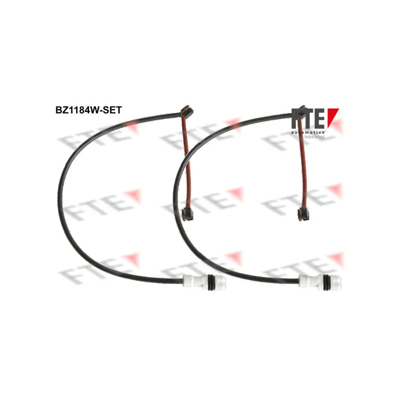 Contact d'avertissement, usure des plaquettes de frein FTE BZ1184W-SET