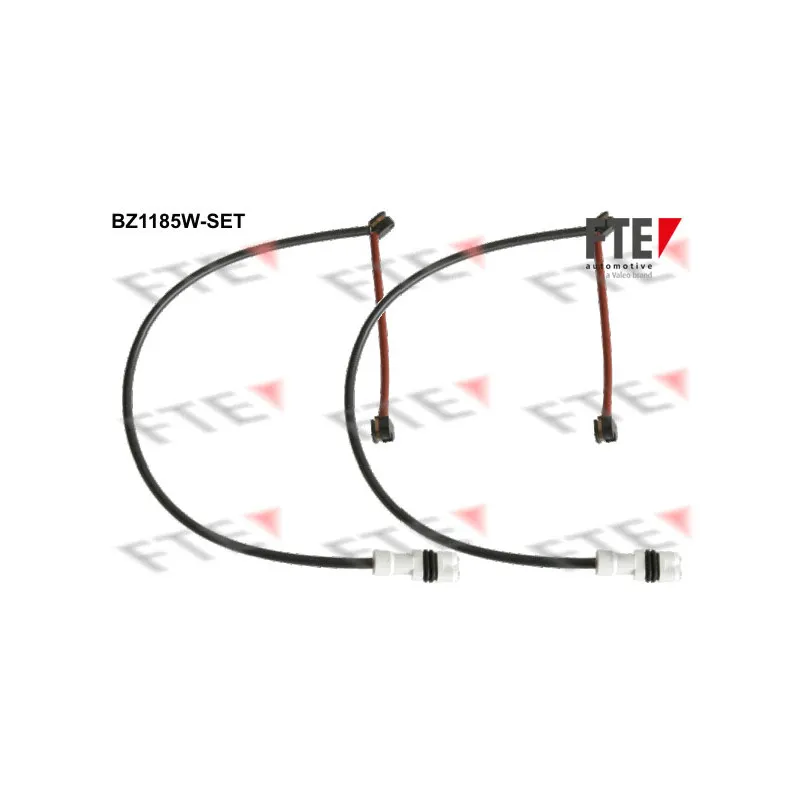 Contact d'avertissement, usure des plaquettes de frein FTE BZ1185W-SET