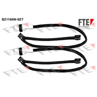 Contact d'avertissement, usure des plaquettes de frein FTE BZ1186W-SET