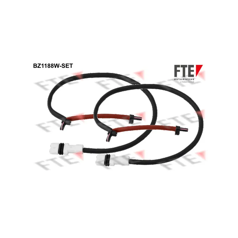Contact d'avertissement, usure des plaquettes de frein FTE BZ1188W-SET