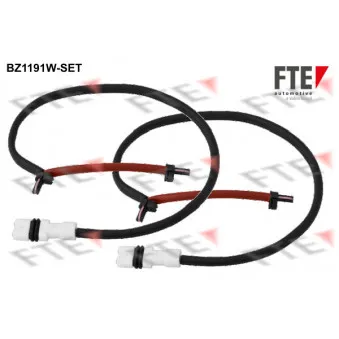 Contact d'avertissement, usure des plaquettes de frein FTE BZ1191W-SET