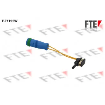 Contact d'avertissement, usure des plaquettes de frein FTE BZ1192W