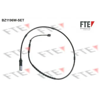 Contact d'avertissement, usure des plaquettes de frein FTE BZ1196W-SET