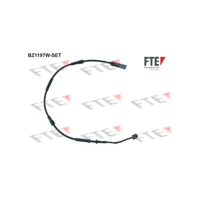 Contact d'avertissement, usure des plaquettes de frein FTE BZ1197W-SET