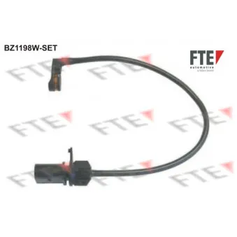 Contact d'avertissement, usure des plaquettes de frein FTE BZ1198W-SET