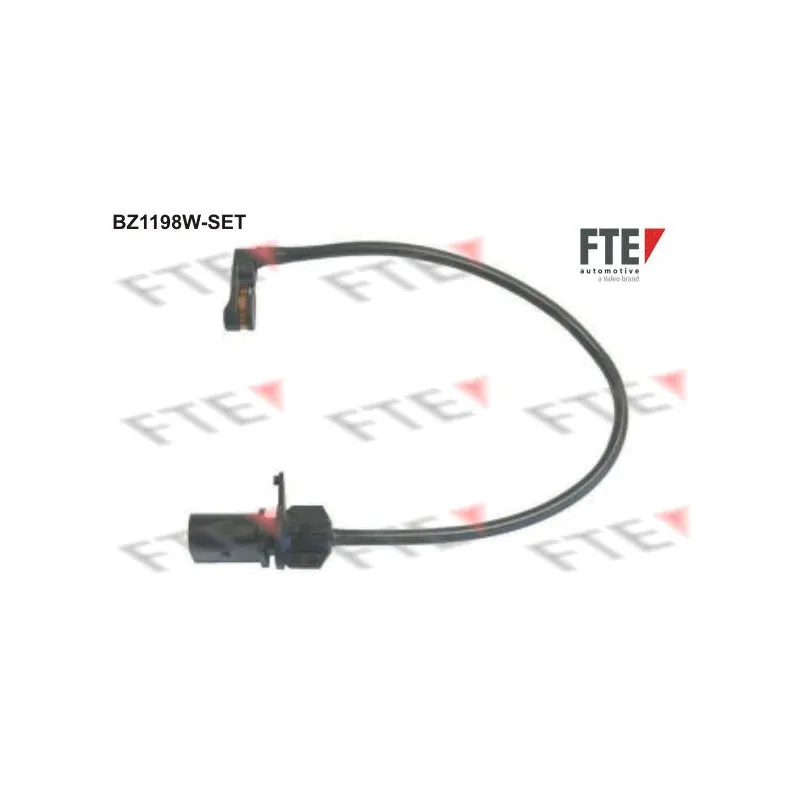Contact d'avertissement, usure des plaquettes de frein FTE BZ1198W-SET