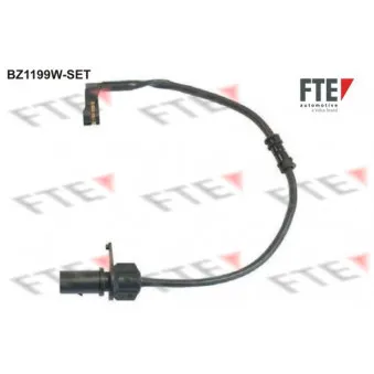 Contact d'avertissement, usure des plaquettes de frein FTE BZ1199W-SET