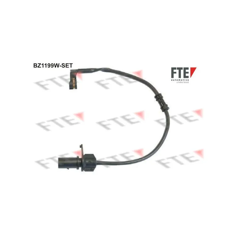 Contact d'avertissement, usure des plaquettes de frein FTE BZ1199W-SET