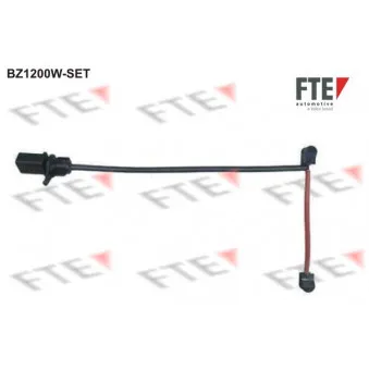 Contact d'avertissement, usure des plaquettes de frein FTE BZ1200W-SET