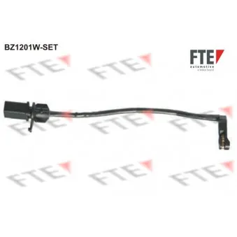 Contact d'avertissement, usure des plaquettes de frein FTE BZ1201W-SET