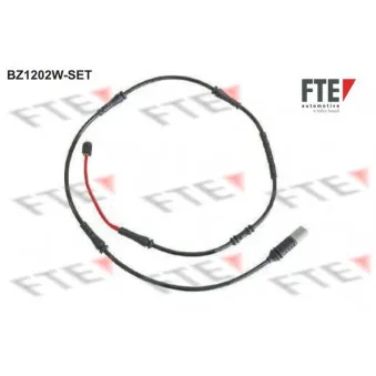 Contact d'avertissement, usure des plaquettes de frein FTE BZ1202W-SET