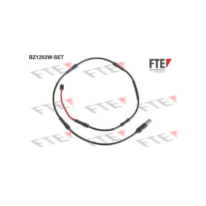 Contact d'avertissement, usure des plaquettes de frein FTE BZ1202W-SET