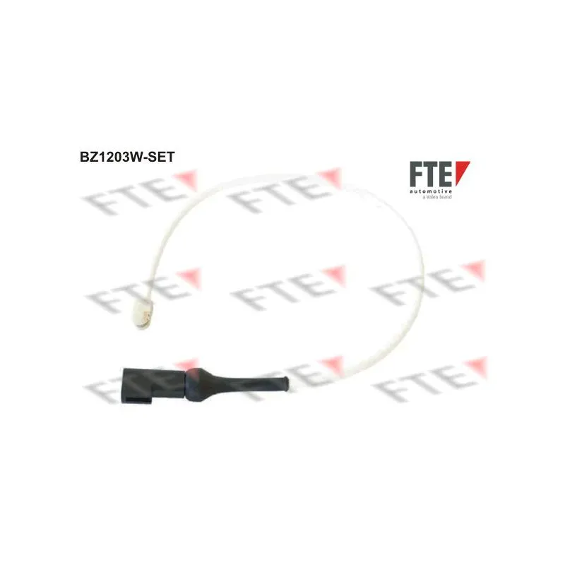 Contact d'avertissement, usure des plaquettes de frein FTE BZ1203W-SET
