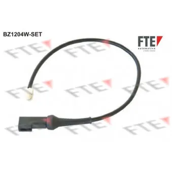 Contact d'avertissement, usure des plaquettes de frein FTE BZ1204W-SET