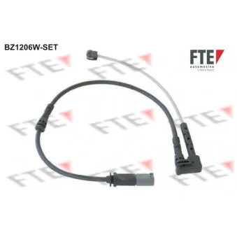 Contact d'avertissement, usure des plaquettes de frein FTE BZ1206W-SET
