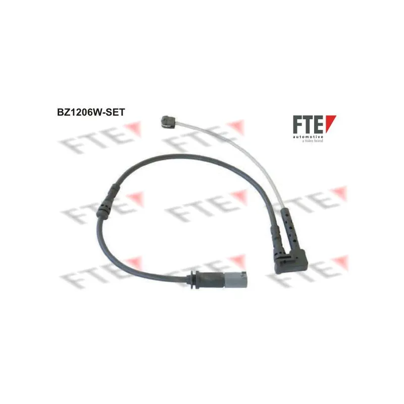 Contact d'avertissement, usure des plaquettes de frein FTE BZ1206W-SET
