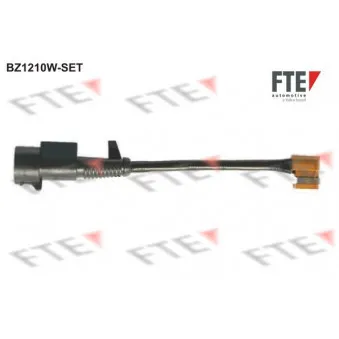 Contact d'avertissement, usure des plaquettes de frein FTE BZ1210W-SET
