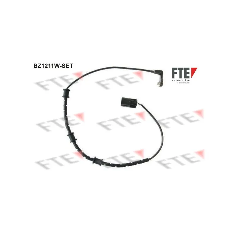 Contact d'avertissement, usure des plaquettes de frein FTE BZ1211W-SET