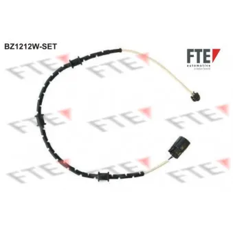 Contact d'avertissement, usure des plaquettes de frein FTE BZ1212W-SET