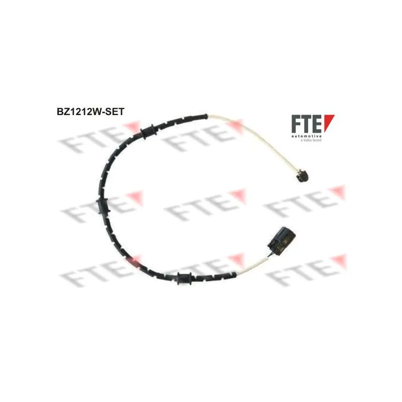 Contact d'avertissement, usure des plaquettes de frein FTE BZ1212W-SET
