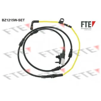 Contact d'avertissement, usure des plaquettes de frein FTE BZ1215W-SET