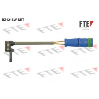 Contact d'avertissement, usure des plaquettes de frein FTE BZ1216W-SET