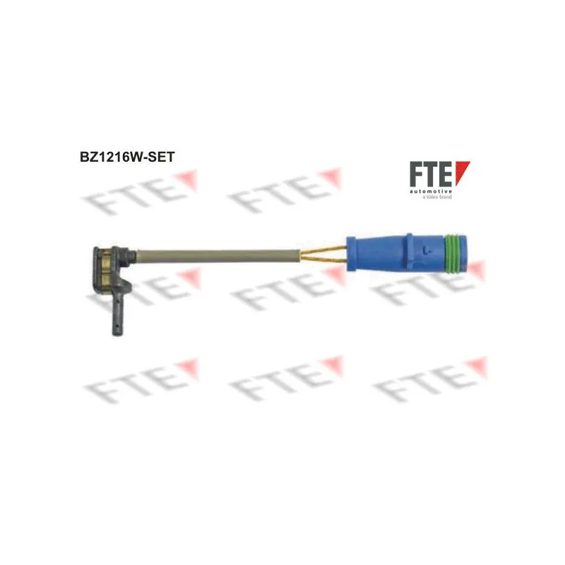 Contact d'avertissement, usure des plaquettes de frein FTE BZ1216W-SET