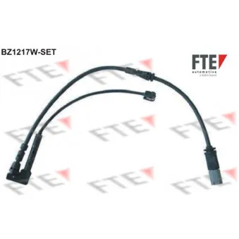 Contact d'avertissement, usure des plaquettes de frein FTE BZ1217W-SET
