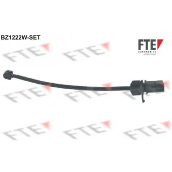 Contact d'avertissement, usure des plaquettes de frein FTE BZ1222W-SET