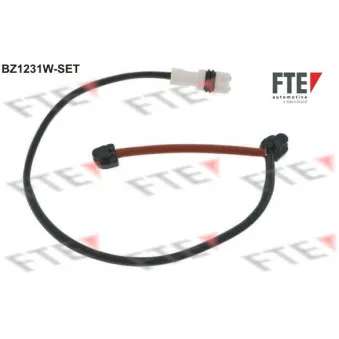 Contact d'avertissement, usure des plaquettes de frein FTE BZ1231W-SET