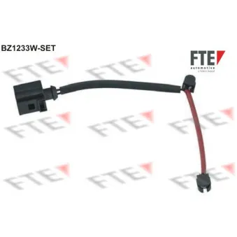 Contact d'avertissement, usure des plaquettes de frein FTE BZ1233W-SET