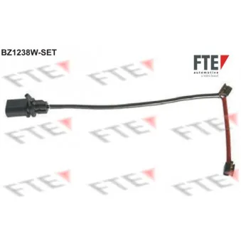 Contact d'avertissement, usure des plaquettes de frein FTE BZ1238W-SET